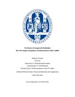 The Disaster of Unequal Aid Distribution:  How The Unequal Consequences of Natural Disasters Affect Conflict