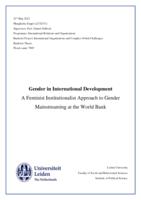 Gender in International Development