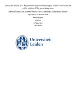 Setting the EU on fire: A quantitative analysis of the impact of politicization on the public opinion of European integration