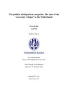 The politics of migration categories: The case of the ‘economic refugee’ in the Netherlands