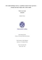 The Gendered Refugee Journey; A qualitative analysis of the experiences of female and male refugees after violent conflict