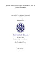 Dynamics of internal and international migration drivers: a study of Colombian labor migration