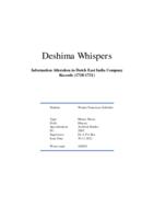Deshima Whispers