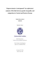 Empowerment or entrapment? An exploratory analysis of the link between gender inequality and emigration in Central and Eastern Europe