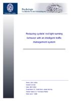 Reducing cyclists' red light running behavior with an intelligent traffic management system