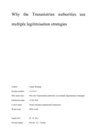 Why the Transnistrian authorities use multiple legitimisation strategies