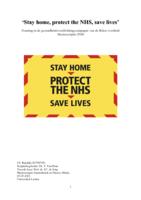 Stay home, protect the NHS, save lives