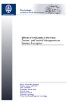 Effects of Artificiality of the Face, Gender, and Violent Videogames on Emotion Perception