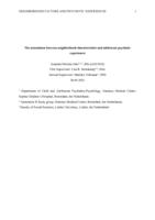 The association between neighborhood characteristics and adolescent psychotic experiences