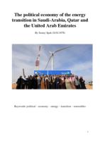 The political economy of the energy transition in Saudi-Arabia, Qatar and the United Arab Emirates