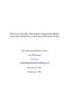 The Active Networks of the Iranian Underground-HipHop Scene and its References to Resistance Movements in Iran