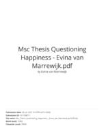 Questioning Happiness: An ethnographic, collaborative, performative exploration of the construction of happiness for young Dutch adults in times of the COVID-19 pandemic
