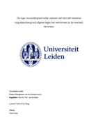 De lage vaccinatiegraad onder mensen met een niet-westerse migratieachtergrond afgezet tegen het vertrouwen in de overheid.