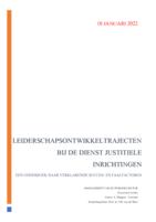 Leiderschapsontwikkeltrajecten bij de Dienst Justitiele Inrichtingen