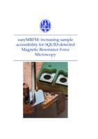 easyMRFM: increasing sample accessibility for SQUID-detected Magnetic Resonance Force Microscopy