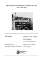 Post-war refugee relief: Dutch NGOs and the IGCR/IRO, 1945 – 1952