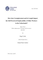 How does Unemployment and its Length Impact the Self-Perceived Employability of Older Workers in the Netherlands?