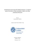 Introducing the concept of open data mediated transparency: An empirical analysis of the datasets of Italian municipalities available on the Italian National Open Data portal