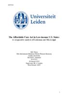 The Affordable Care Act in Low-income U.S. States