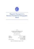 Magneto-Transport of a Reissner-Nordstrom Holographic Metal