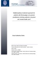 Multidisciplinary treatment approach for patients with fibromyalgia: are general practitioners referring patients to physical and mental health care?