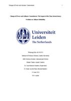 Change of Power and Alliance Commitment: The Impact of the Time-Inconsistency Problem on Alliance Reliability