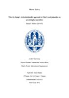 Wind of change? An institutionalist approach to China's evolving policy on peacekeeping operations