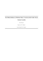 The Political Influence of Platinum Mines: Cronyism and the South African National Assembly