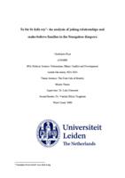 Sa bir bi dafa rey - An analysis of joking relationships and  make-believe families in the Senegalese diaspora