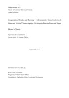 Cooperation, Rivalry, and Revenge – A Comparative Case Analysis of State and Militia Violence against Civilians in Burkina Faso and Niger