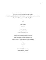 Technology-Assisted Language Learning Strategies: A Multiple Longitudinal Qualitative Case Study on the Lessons that Can Be Learned from Experienced Language Learners’ Duolingo Usage