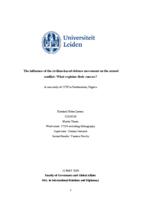 The influence of the civilian-based defense movement on the armed conflict: What explains their success?