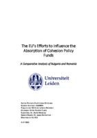 The EU’s Efforts to Influence the Absorption of Cohesion Policy Funds