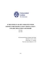 Is the Power On or Off? Normative Power Europe in the European Union's Digital Policy Towards the Eastern Partnership