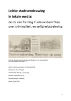 Leidse stadsvernieuwing in lokale media