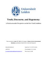 Truth, Discourse, and Hegemony