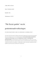 'The secret garden' van de gemeenteraadsverkiezingen