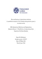 The ramifications of authoritarian elections: A quantitative analysis of civil liberties during election years in non-democracies