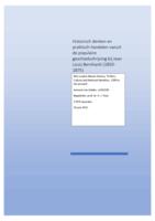 Historisch denken en praktisch handelen vanuit de populaire geschiedschrijving bij Jean Louis Bernhardi (1850-1875)