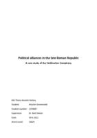Political alliances in the late Roman Republic