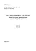 China's Demographic Challenges of the 21st Century: Analyzing policy responses and gender perceptions surrounding China's decline in birth rate