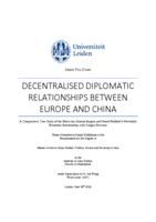 Decentralised Diplomatic Relationships between Europe and China