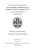 “Door de volstrekte meesterschap bedorven”:  Universal Humanity, Antiblack Racism and Animality in Jan Nepveu’s Annotatiën (1765-72)