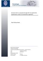 Set from birth or acquired through life? An explorative pupillometric study on homeostatic regulation