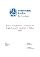 Political Islam, Inclusive Governance and Fragile Settings: A Case Study of Burkina Faso