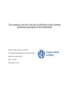 Two countries, one love: the role of soft power in the common Surinamese perception of the Netherlands