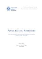Parties & Moral Restrictions