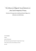 The Influence of Migrants’ Social Networks on their Social Integration Process