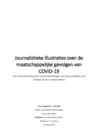 Journalistieke illustraties over de maatschappelijke gevolgen van COVID-19