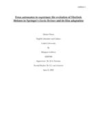 From automaton to superman: the evolution of Sherlock Holmes in Springer’s Enola Holmes and its film adaptation